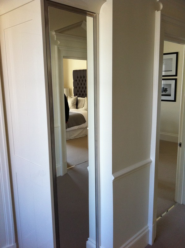 Full-length wardrobe mirror fitted in Hither Green home