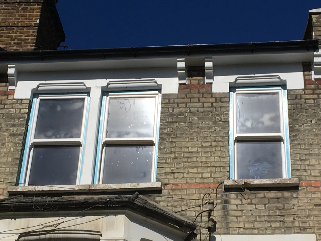 New uPVC sash windows fitted on Victorian terrace in Hither Green